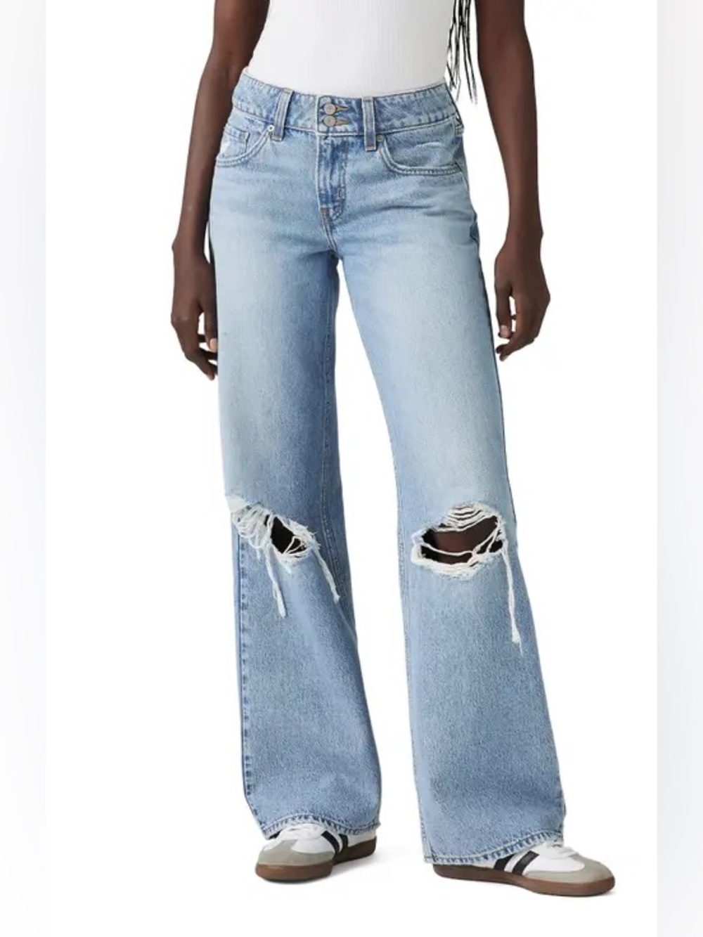 Levi’s Low-Rise Superlow Loose Jeans- Midweight Denim, Straight Leg, Inseam 32